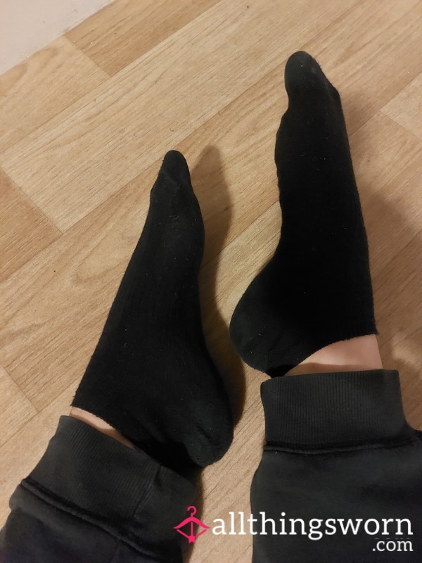 Black Ankle Socks