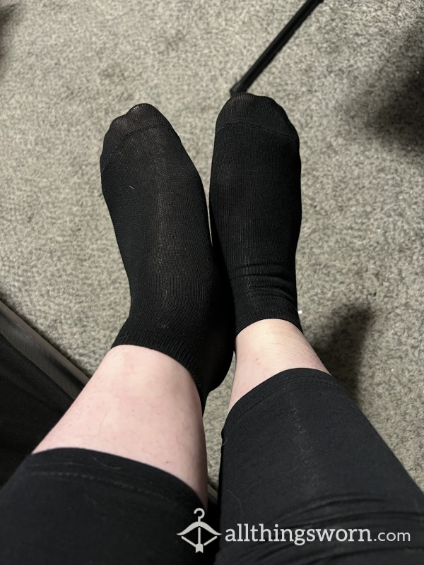 Black Ankle Socks