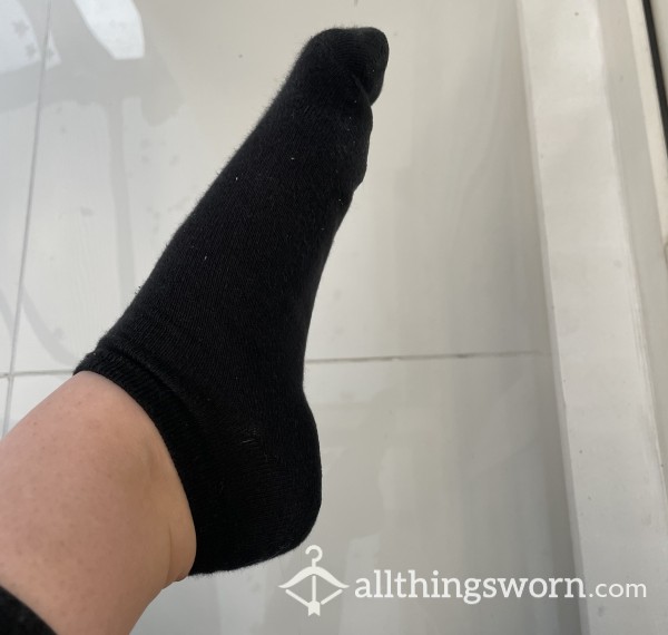 Black Ankle Socks