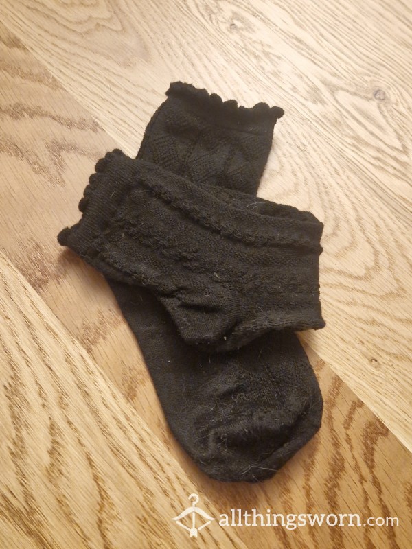 Black Ankle Socks, Multiple Days Wear, Includes Shipping!