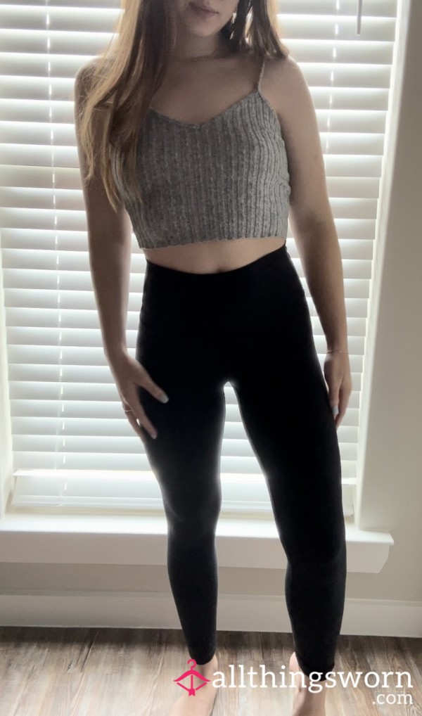 Black Leggings - Athletic Material