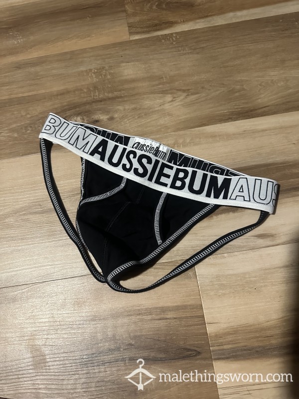 Black Aussieb*m Jockstrap - Gym Lost & Found