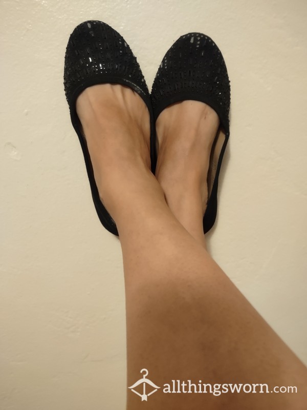 Black Ballet Flats