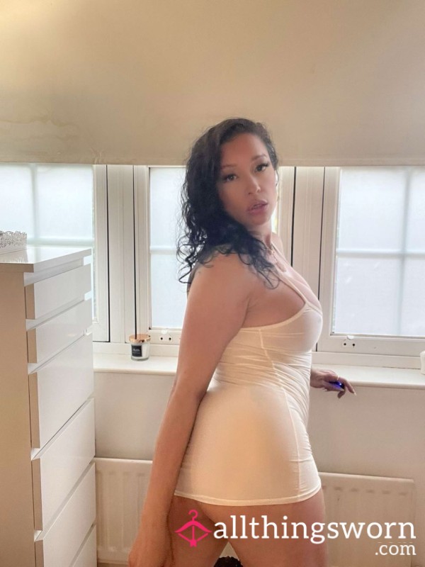 Throughly F**ked In - White Dress