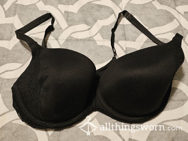 Black Bra Well Worn, 36D