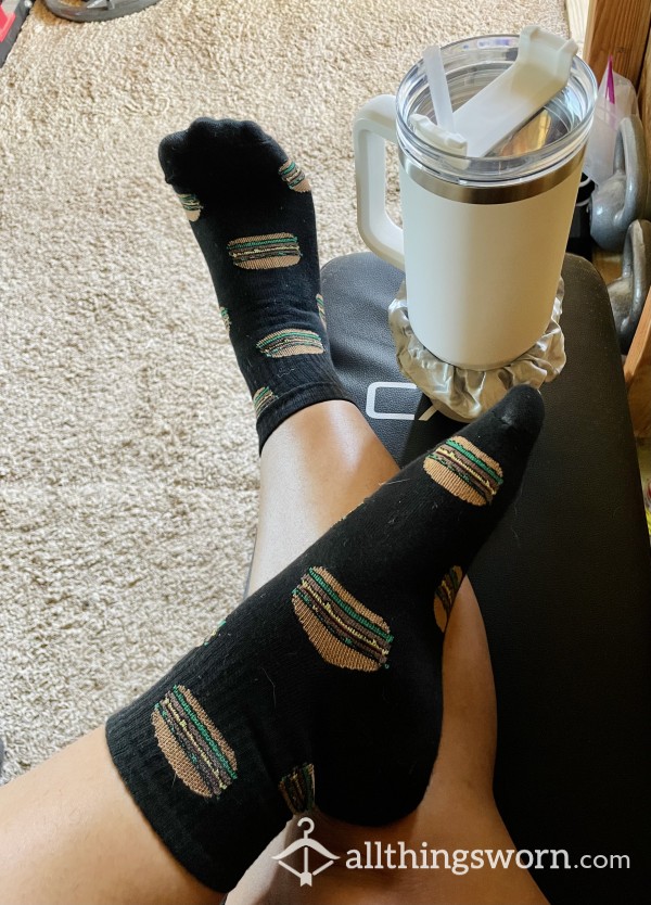 Black Burger Socks🧦🍔