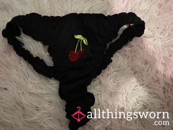 Black Cherry Thong