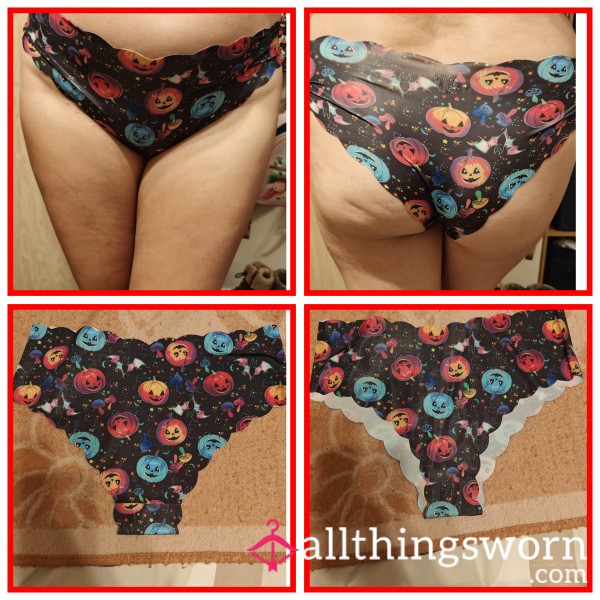 Black Colourful Pumpkin Knickers