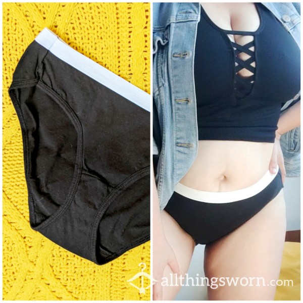 Black Cotton Bikini - Hanes