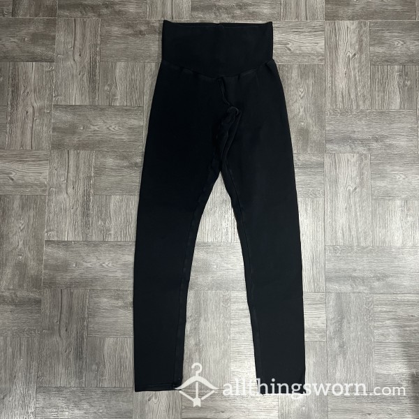 Black Cotton Leggings