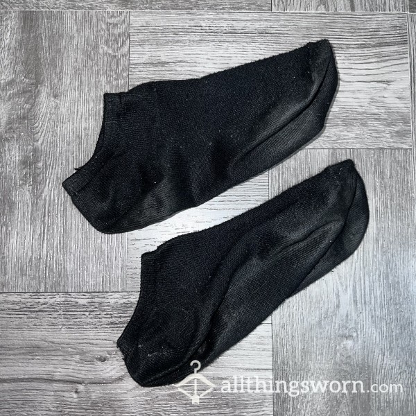 Black Cotton Socks