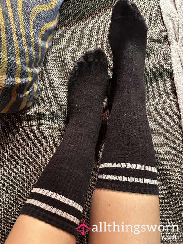 Black Crew Socks