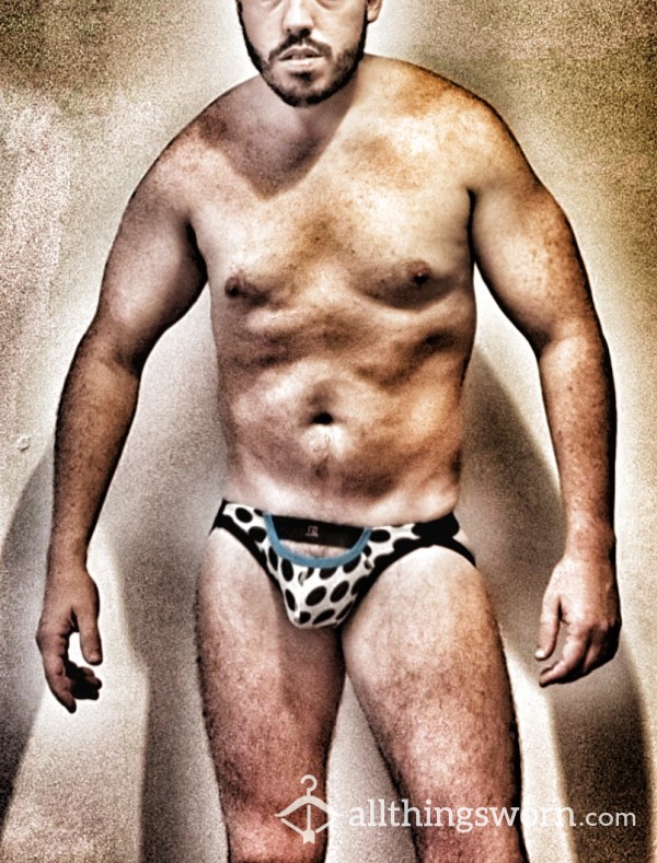 Black Dotted Jockstrap