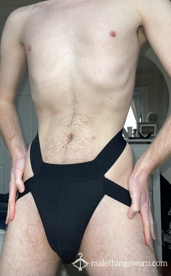 Customizable Black Jockstrap