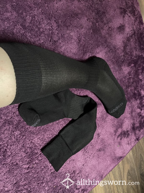 Black Football Socks