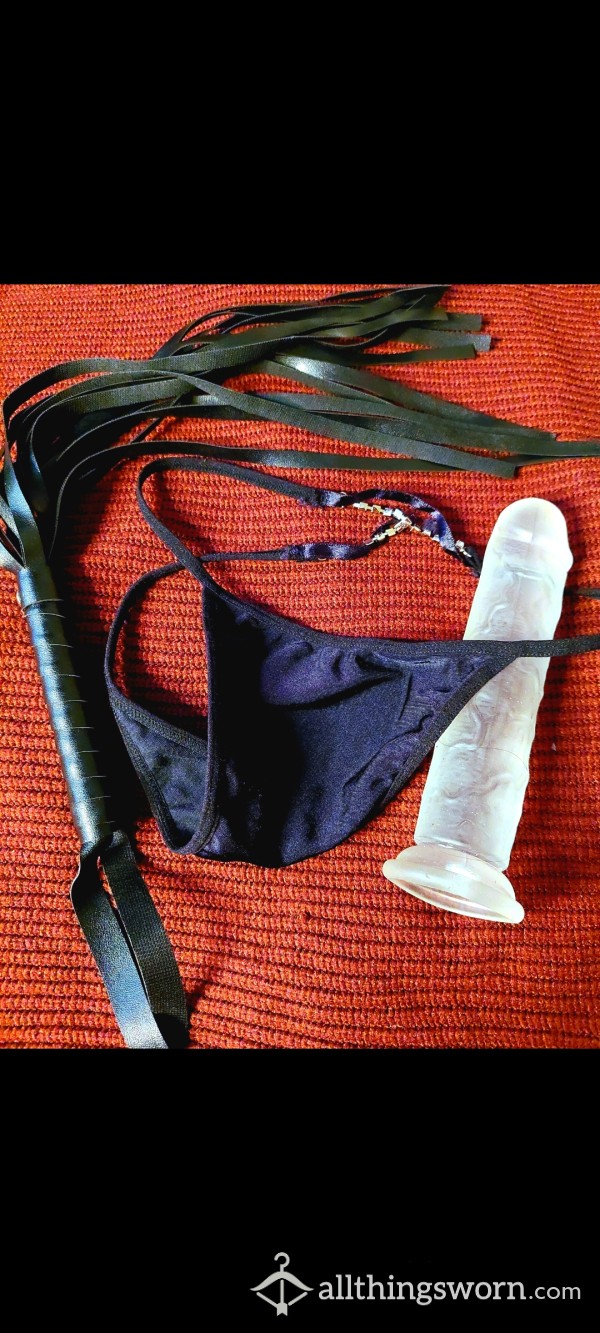 Black G-string For €15/3 Days Wear