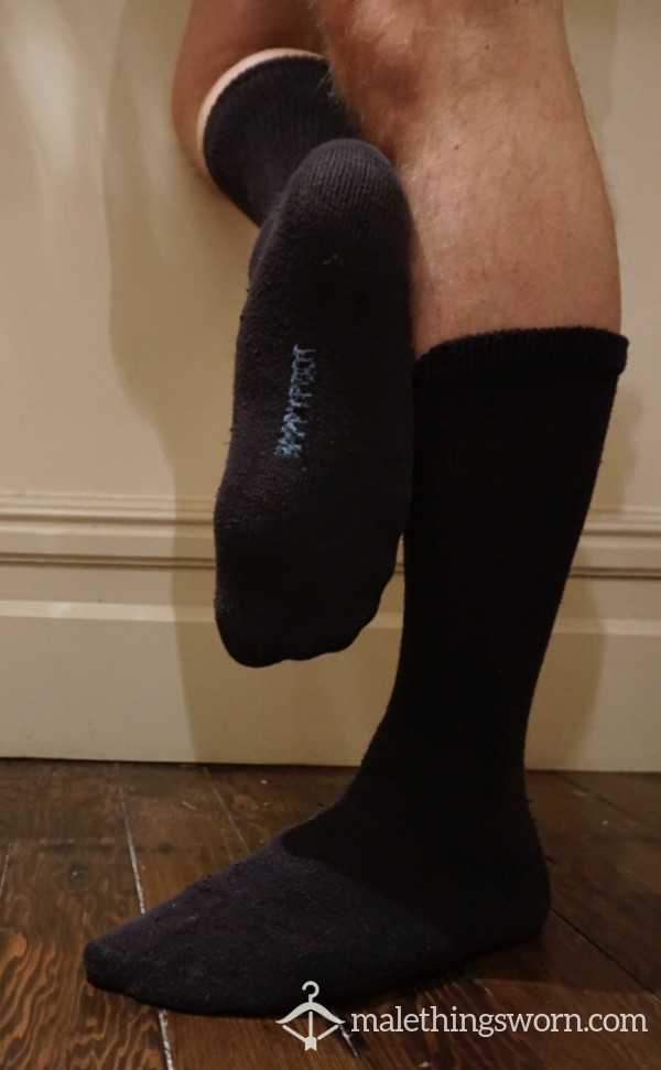 Black “Happy Foot” Socks