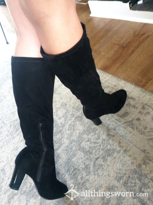 Black Heeled Boots