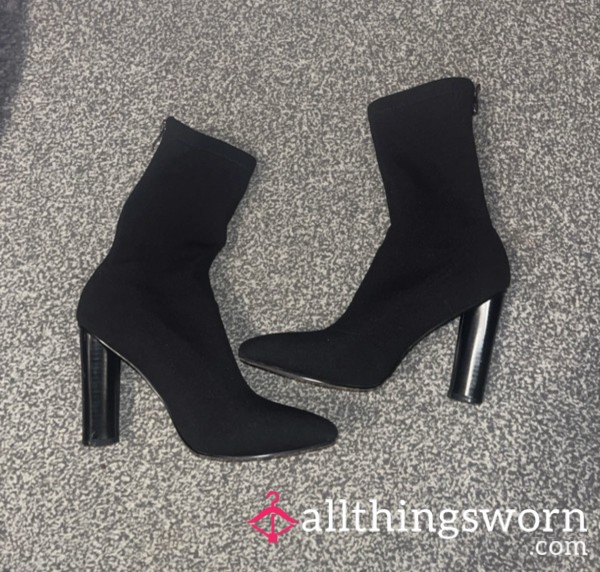 Black High Heel Boots