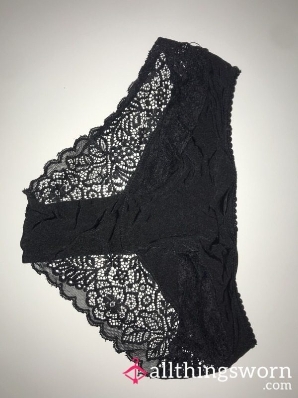 Black Lace Panties Want Me To C*m In Them:P