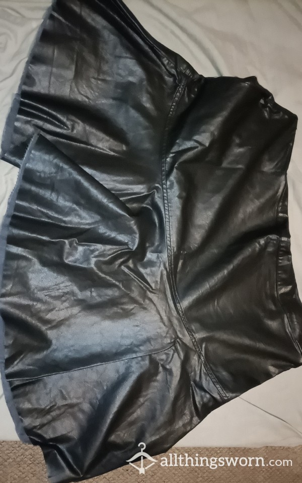 Black Leather Skirt