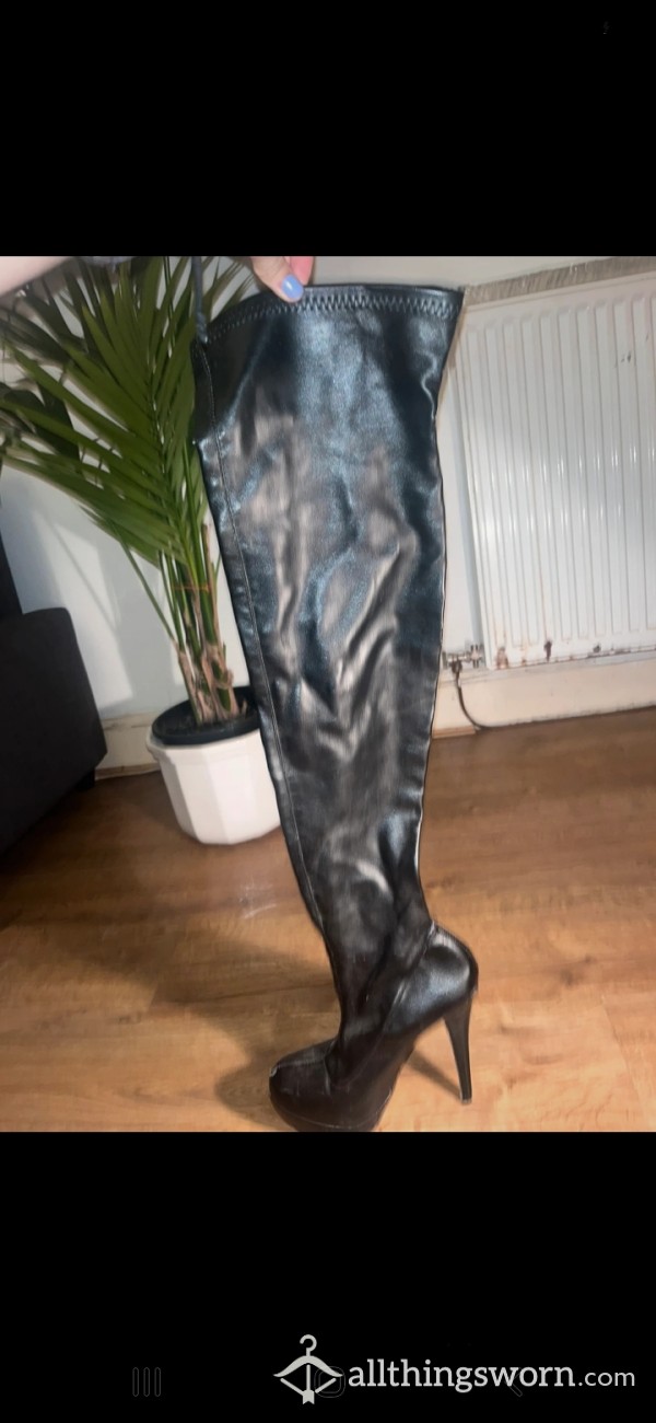 Black Long Boots