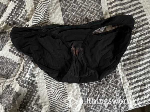 Black Maternity Full Coverage Panty