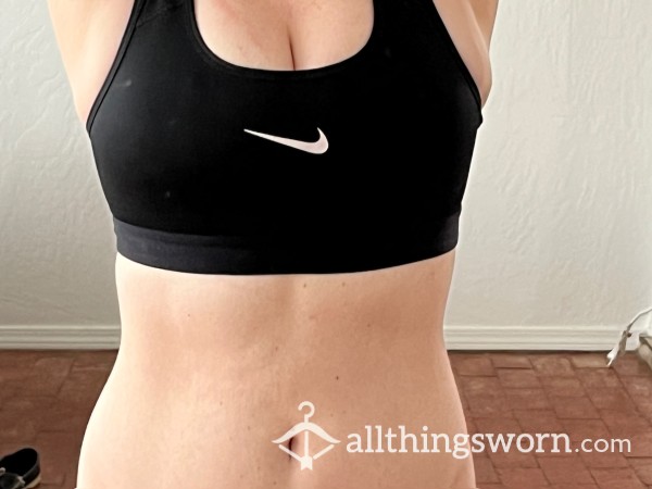 Black Nike Brand Sports Bra