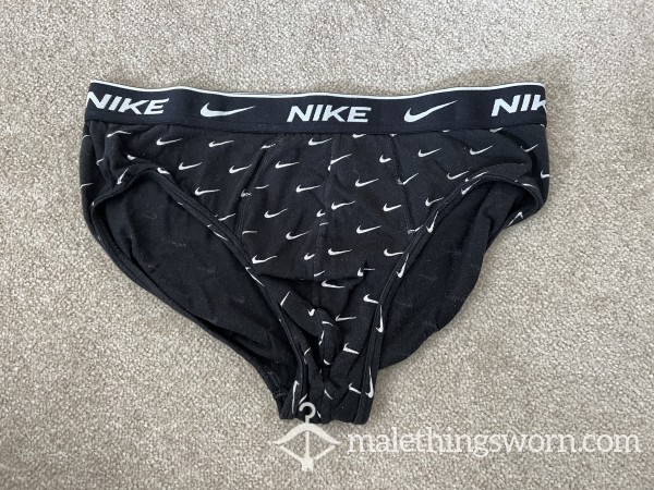 Black Nike Tick Briefs Medium