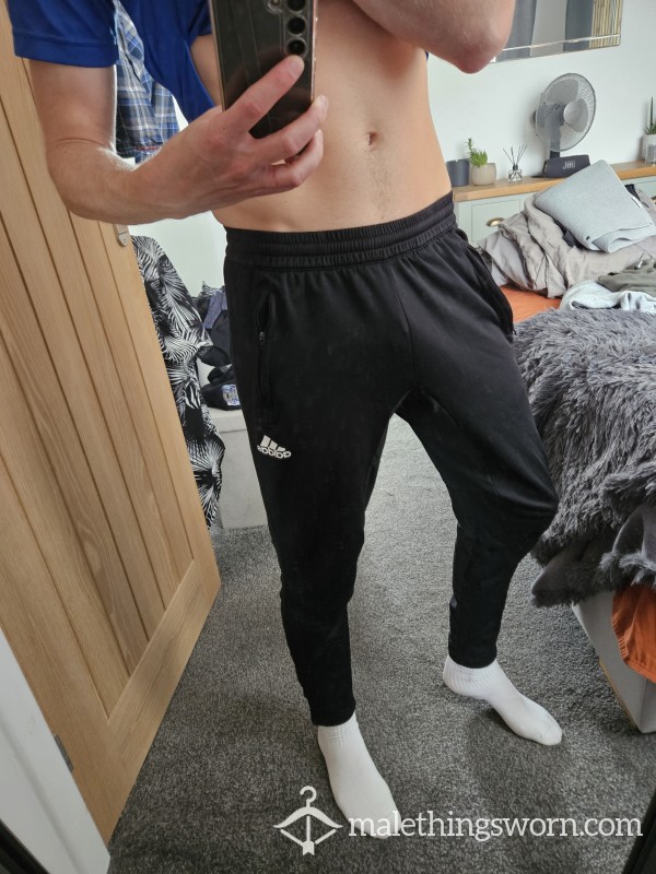 Black Adidas Trackies