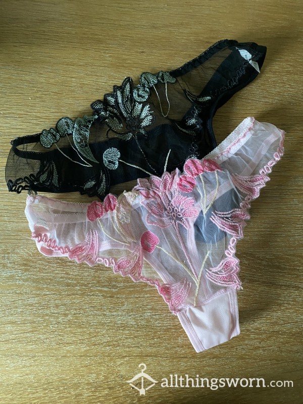 Black Or Pink Thong - Tell Me What You Want Done With Them Xx