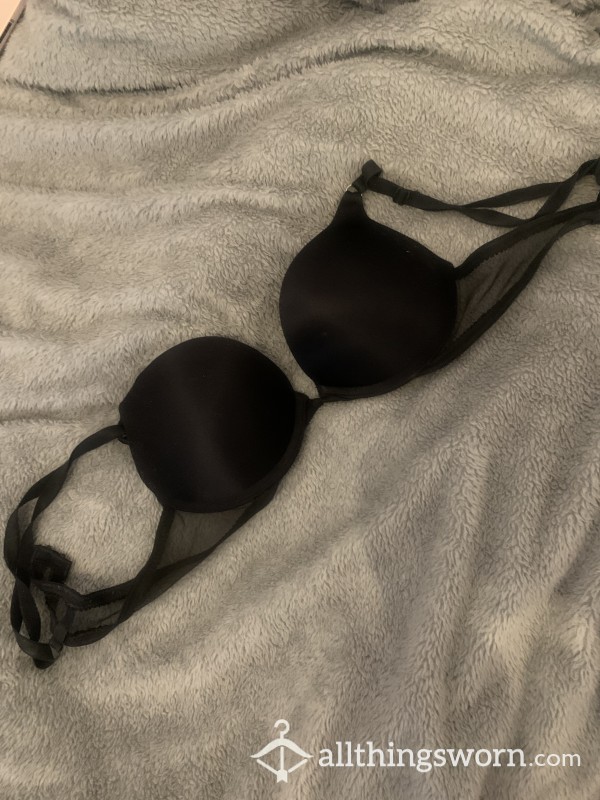 Black Padded Bra