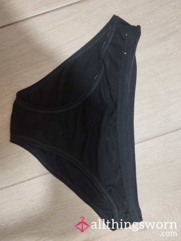 Black Panties Used During Workout/ Running