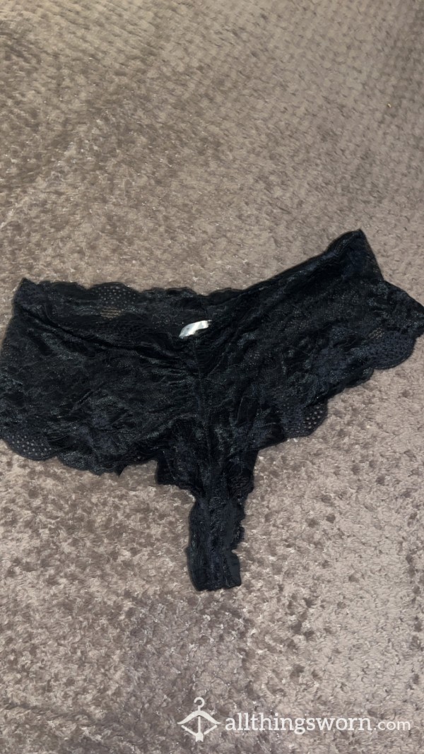 Black Panties Worn 48 Hours