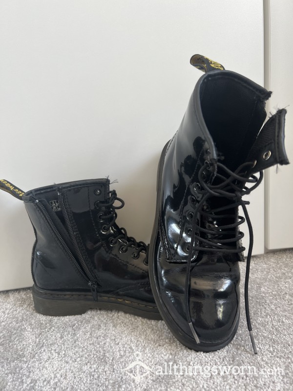 Black Patent Dr Martens