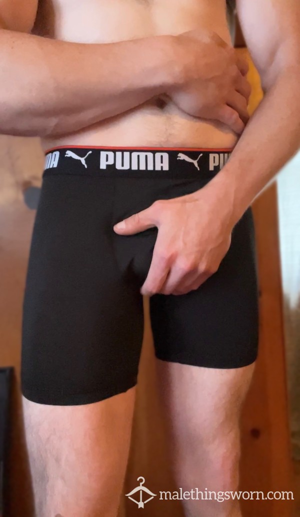 Black Puma Compression Briefs