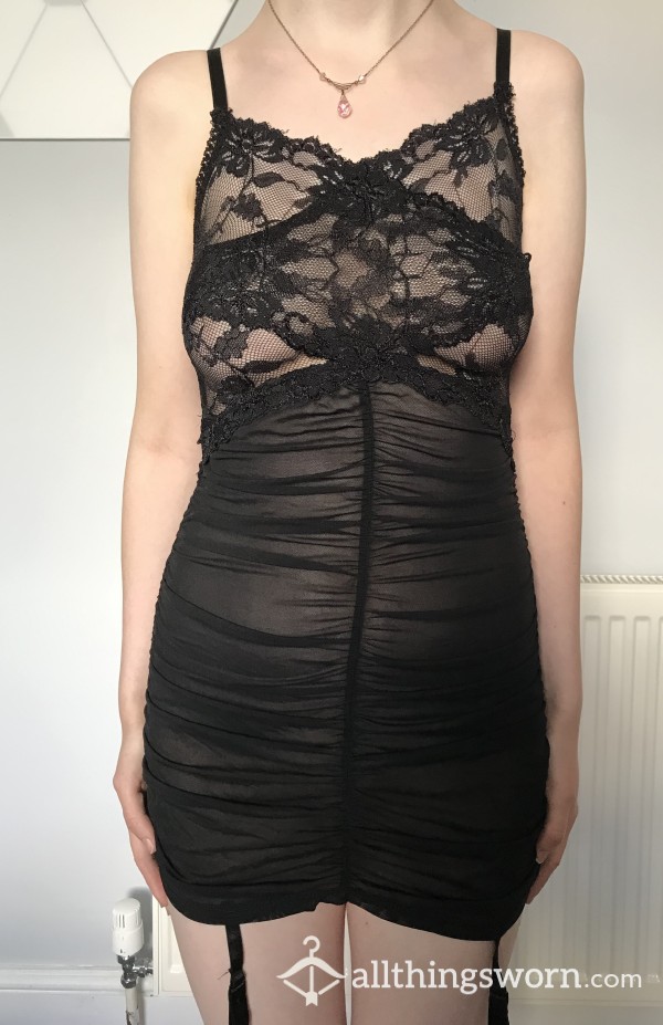 Black S**y Lingerie Night Dress 😈