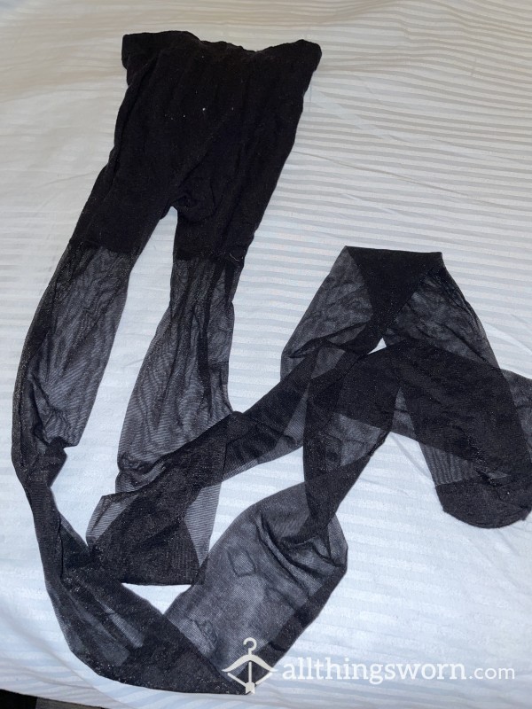 *SOLD* Black Sheer Pantyhose