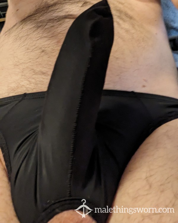 Black Silky Elephant Thong