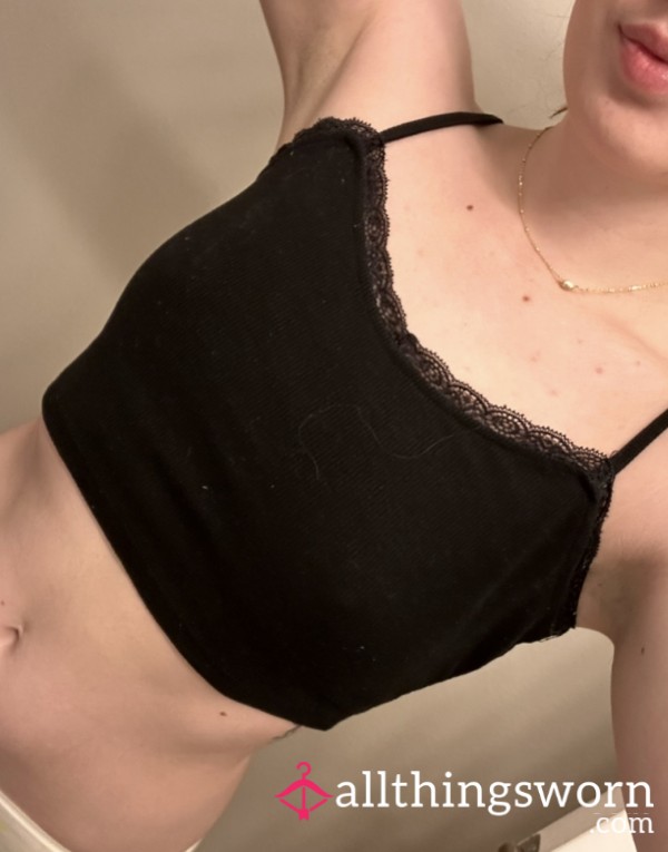 Black Simple Bralette