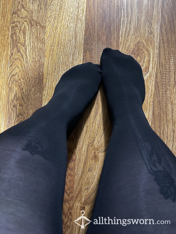 Black Smelly Pantyhose