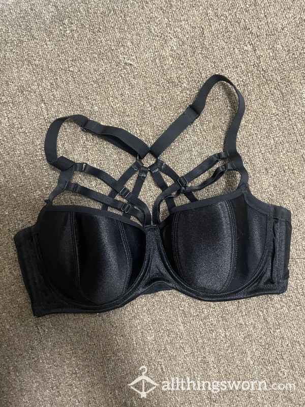 Black Strappy Bra