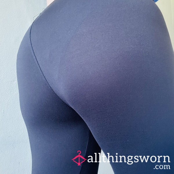 Black Super Soft Leggins 48 Hours Will Be  Worn Without Underwear Includes Postage And Pics