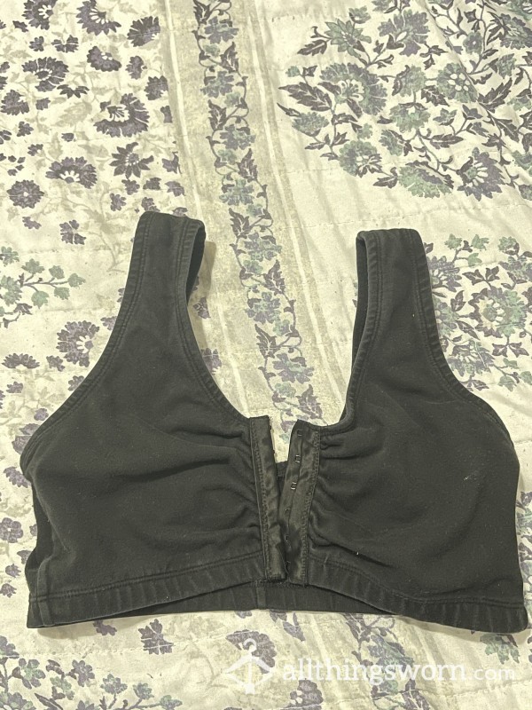 Black Surgical Bra