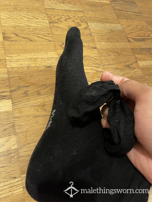 Black Sweaty Stinky Socks