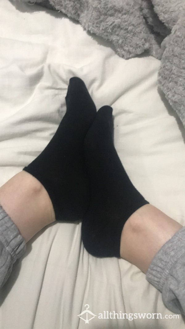 Black Trainer Socks🖤