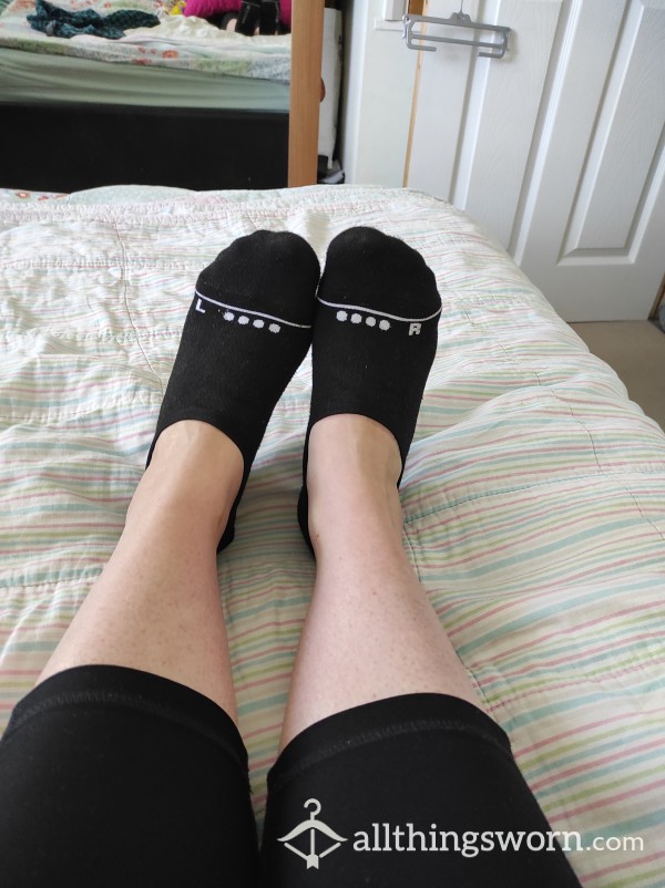 Black Trainer Socks