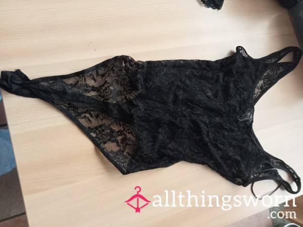 Black Used Bodysuit