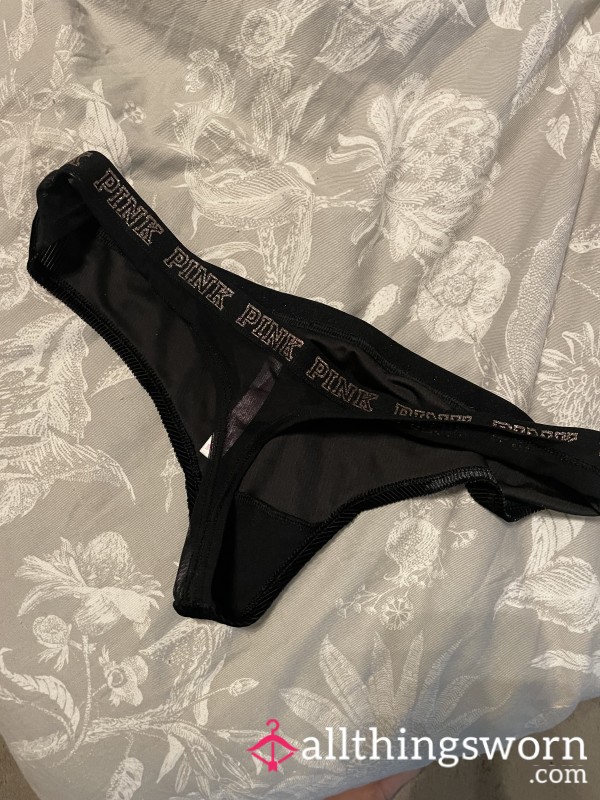 Black Velvet Thong