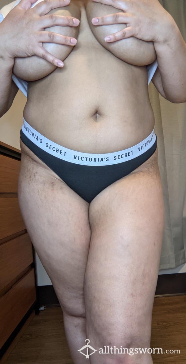 Black Victoria Secret Thong